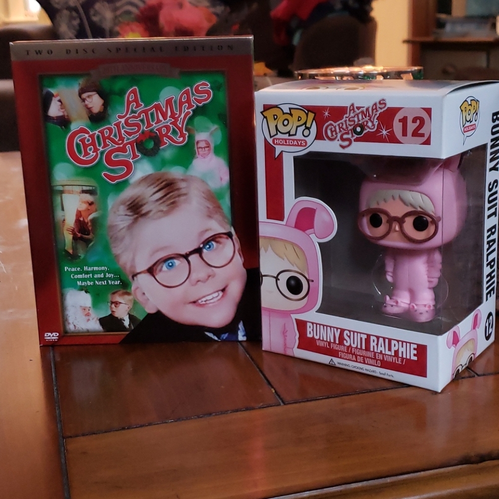 A Christmas Story set Funko Pop Ralphie DVD